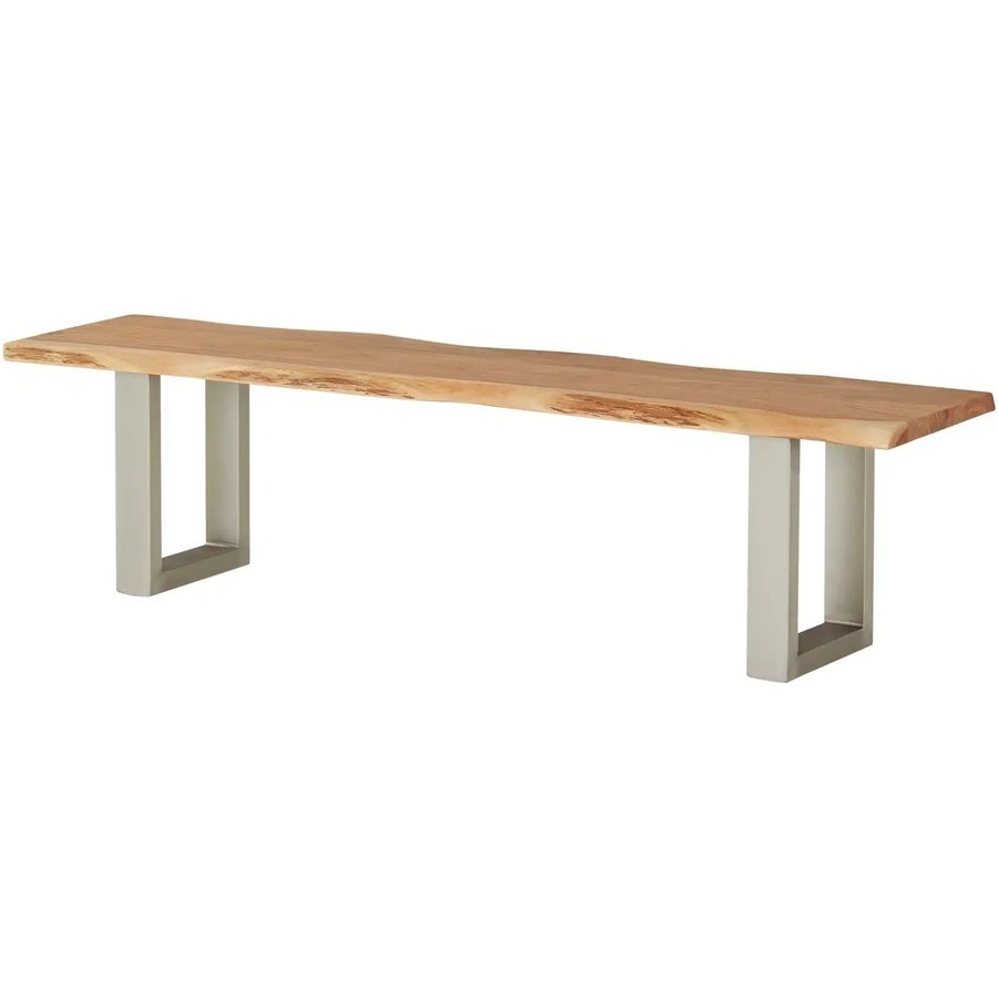 Dine + Mine Kufen-Sitzbank massiv SigNature One, holzfarben