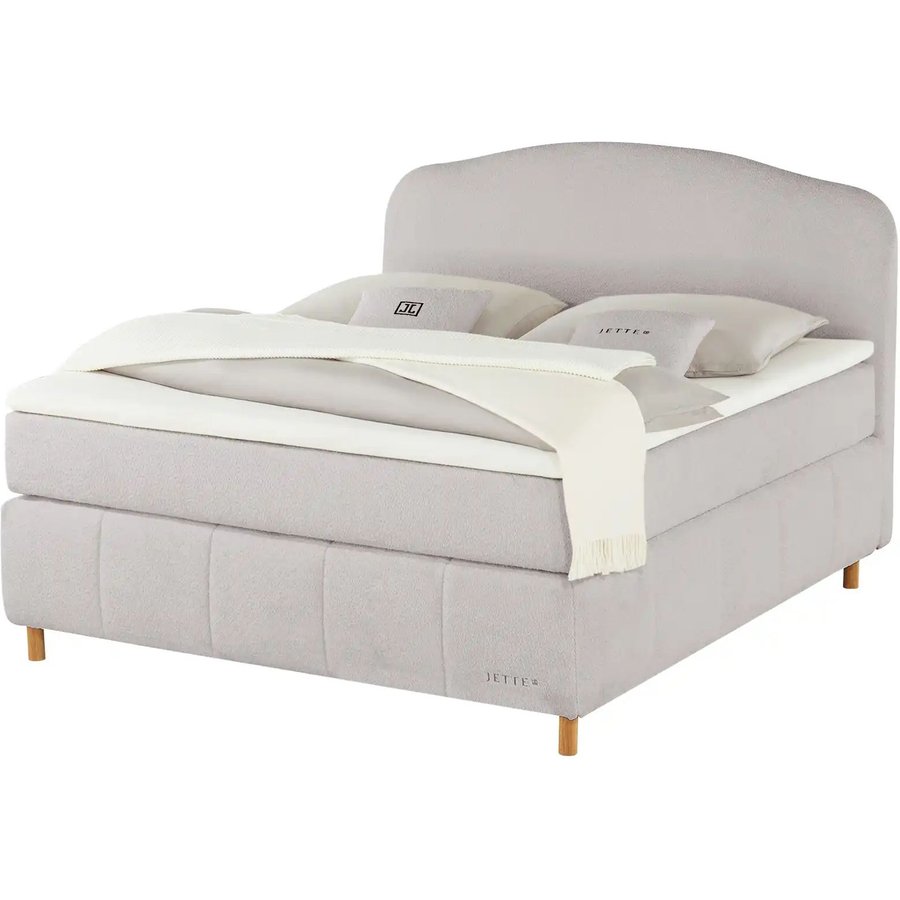 Jette Home Boxspringbett Jette Cloud, grau