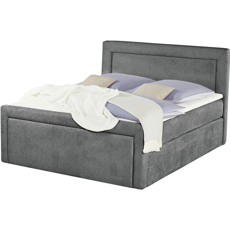 Jette Home Boxspringbett Jette Frame, grau