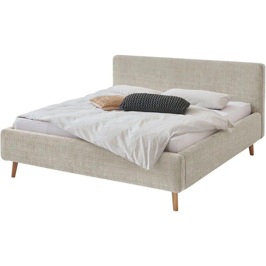 Polsterbettgestell Mattis, beige
