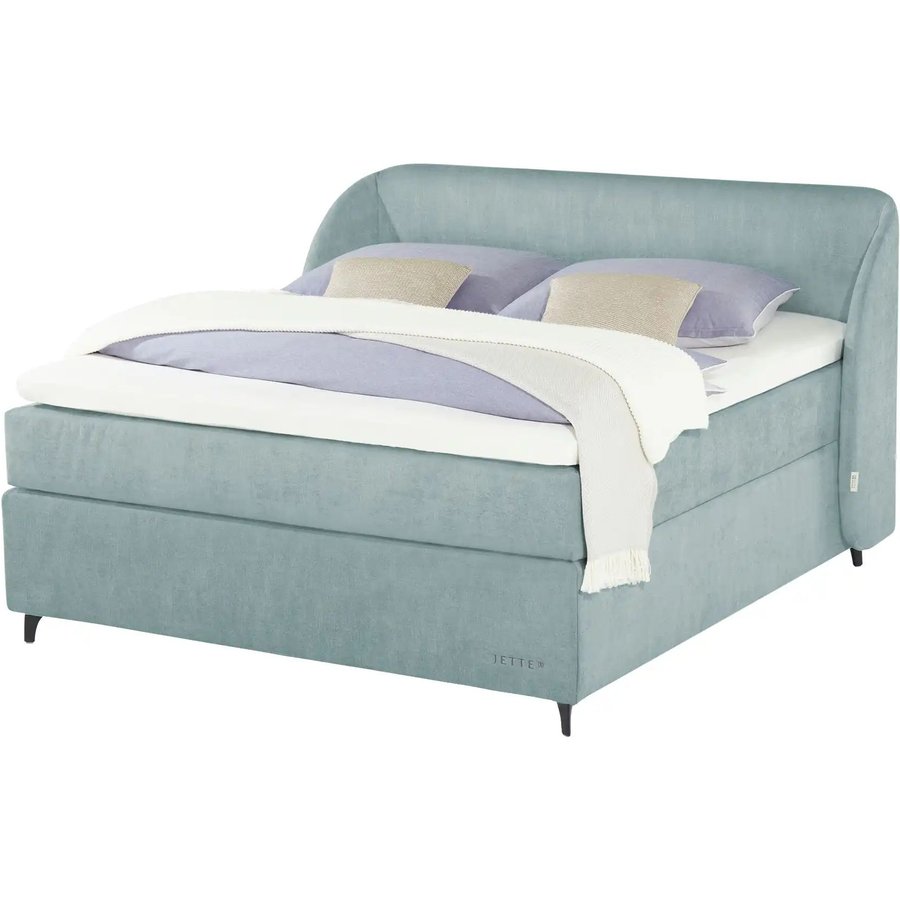 Jette Home Boxspringbett Jette Embrace, blau