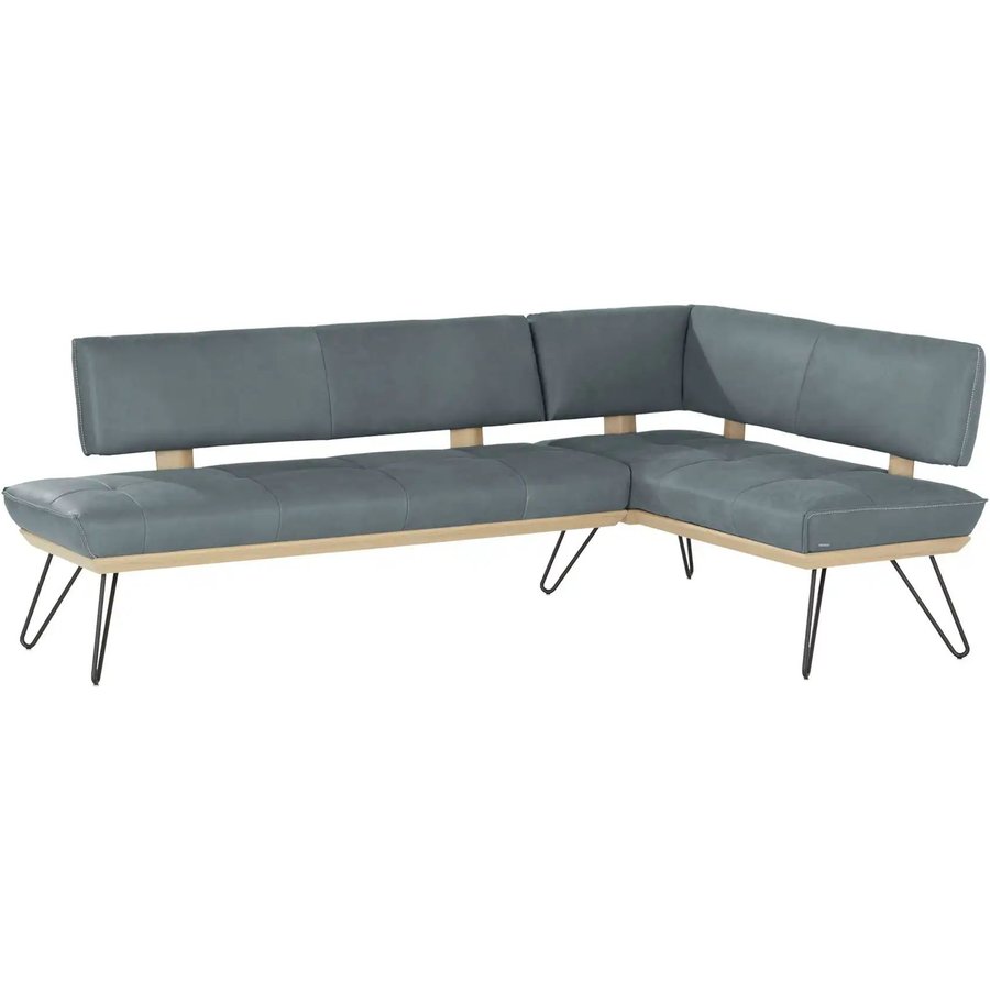 KOINOR Eckbank Leder Dining System 4, blau