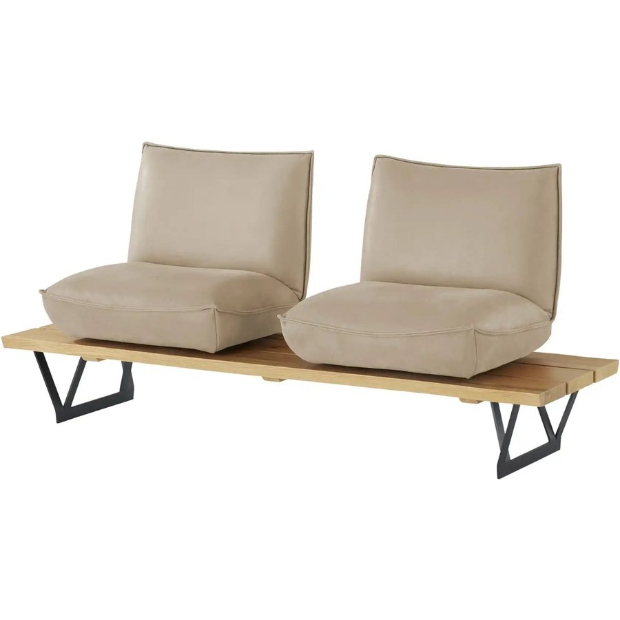KOINOR Kufenbank Leder Schwof, beige