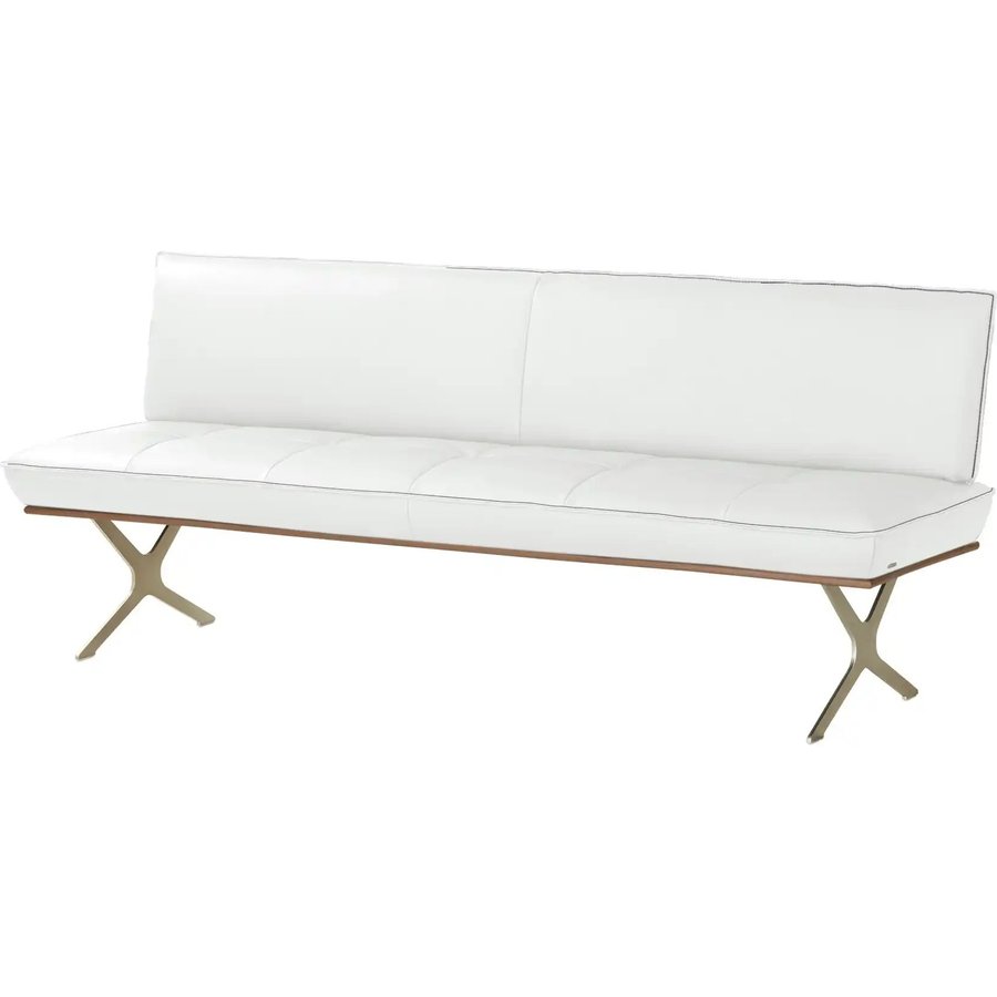 KOINOR Sitzbank Leder Dining System 1, weiß