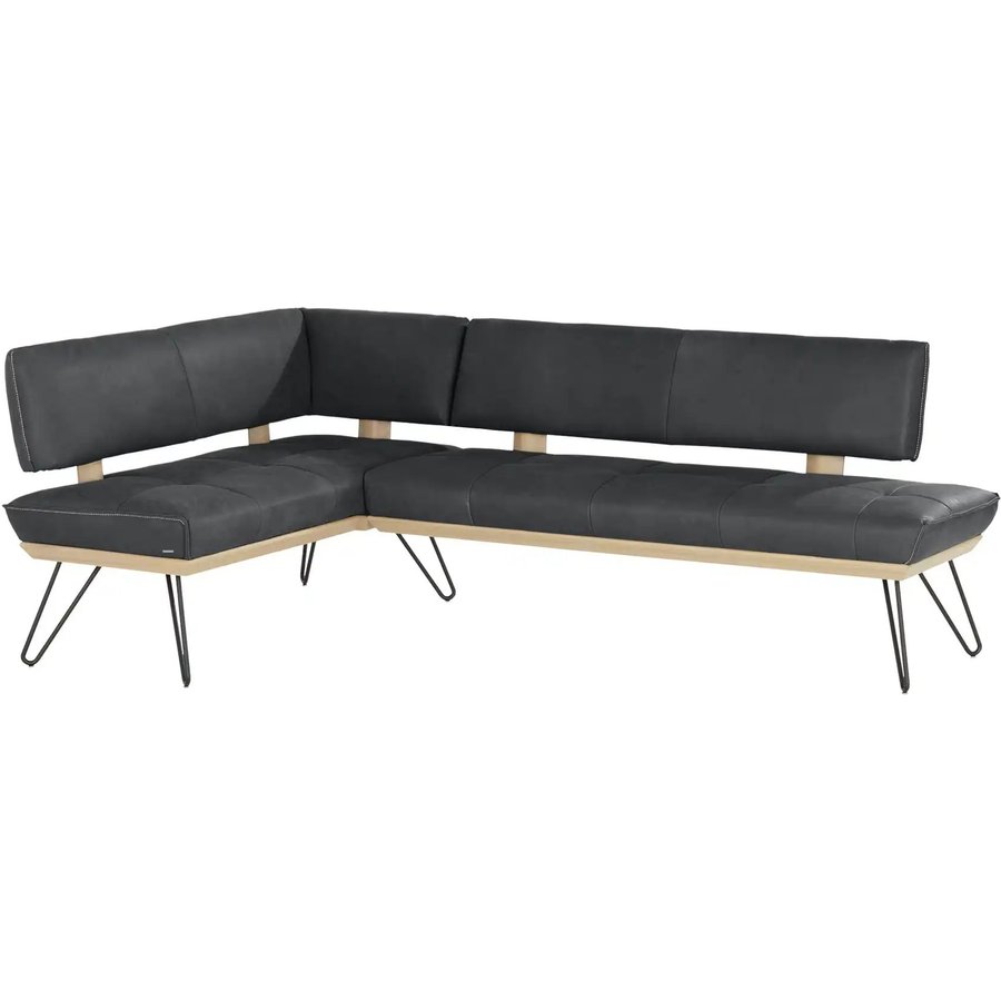 KOINOR Eckbank Leder Dining System 4, grau
