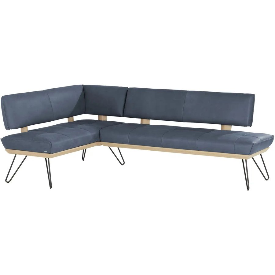 KOINOR Eckbank Leder Dining System 4, blau