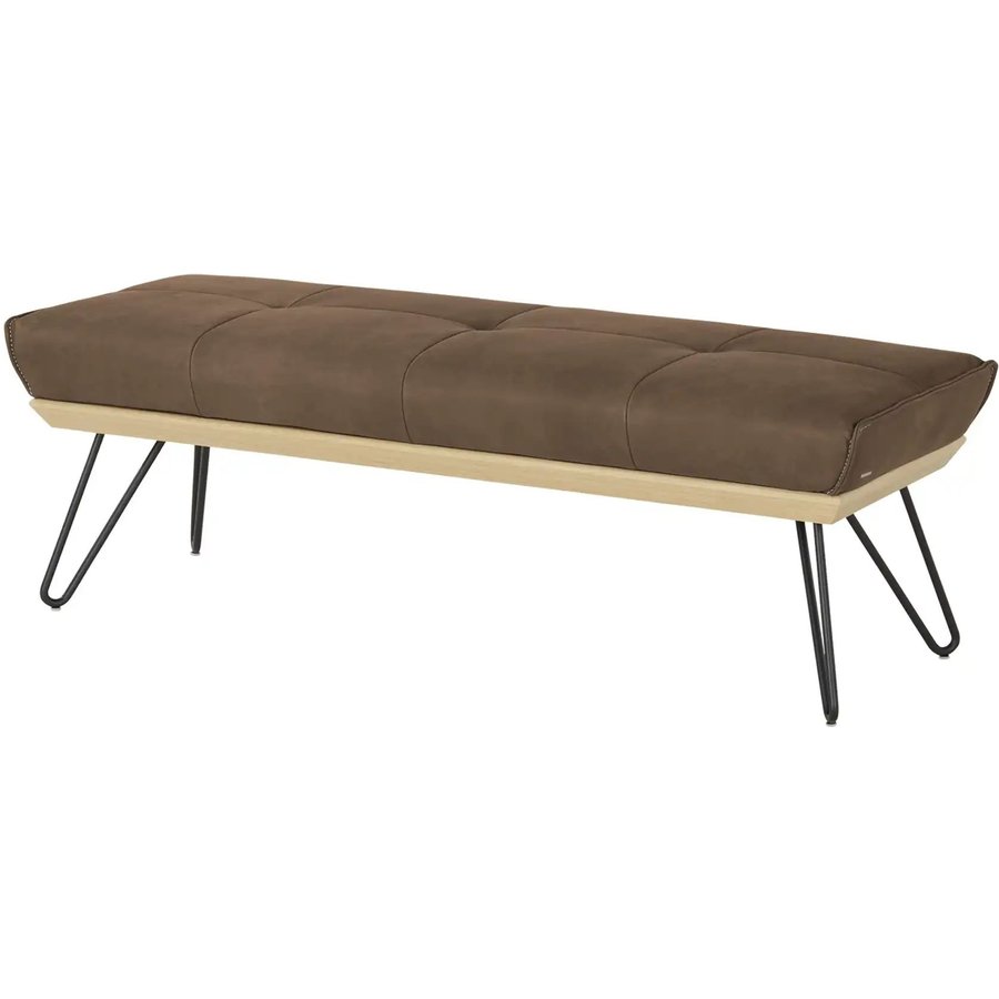 KOINOR Hockerbank Leder Dining System 4, braun