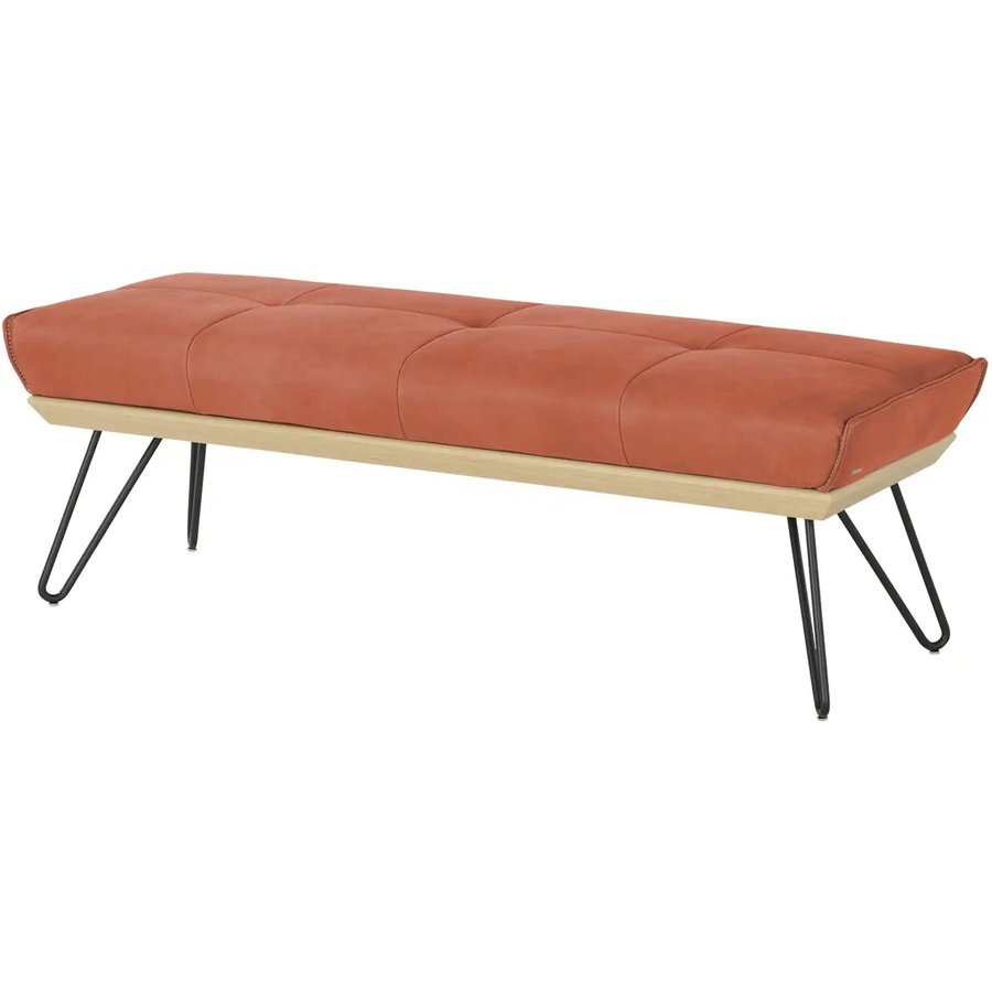 KOINOR Hockerbank Leder Dining System 4, braun