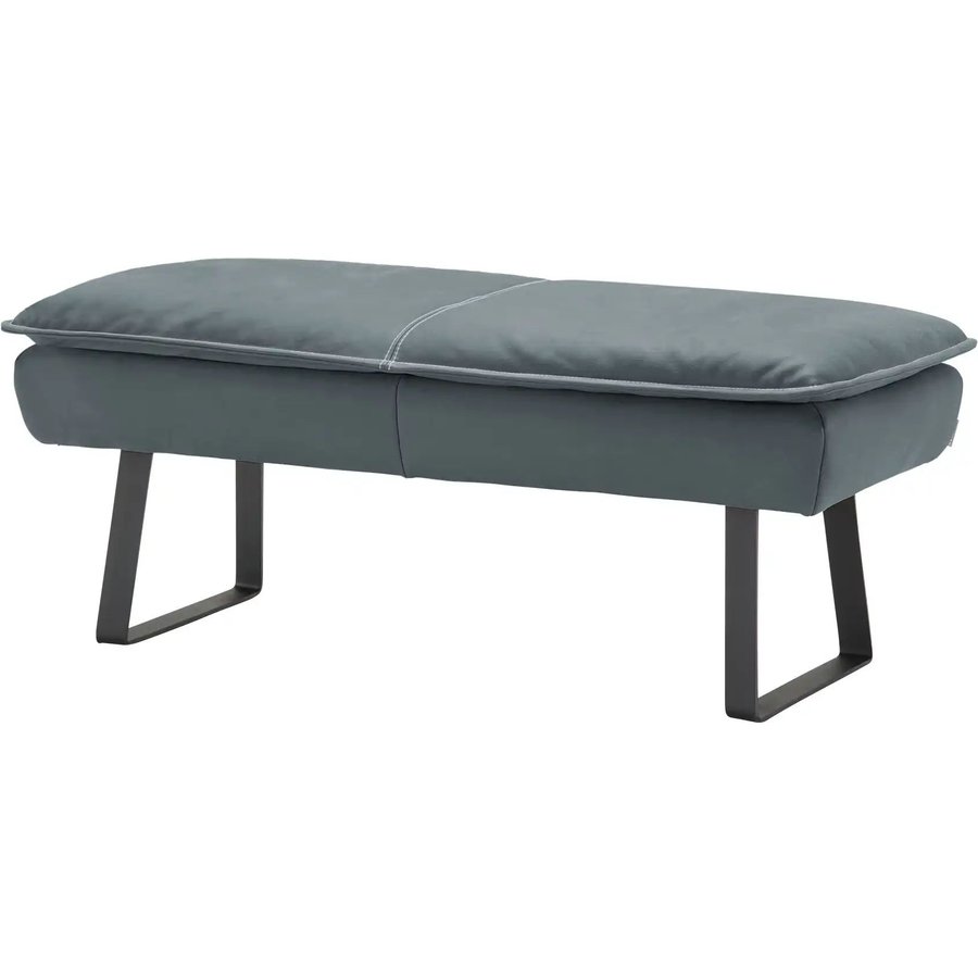KOINOR Hockerbank Leder Alino, blau