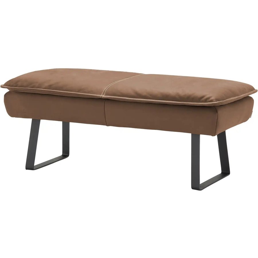 KOINOR Hockerbank Leder Alino, braun