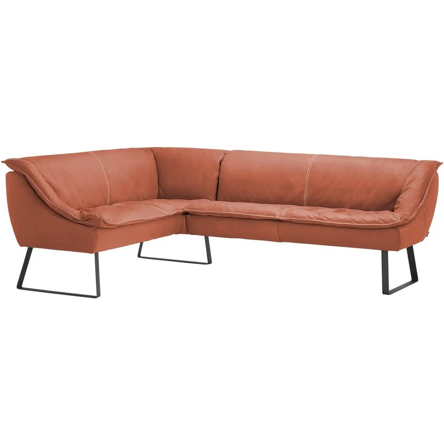 KOINOR Eckbank Leder Alino, rot