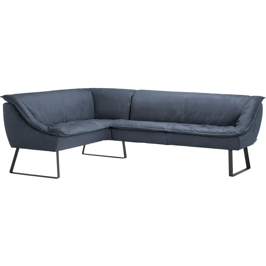 KOINOR Eckbank Leder Alino, blau