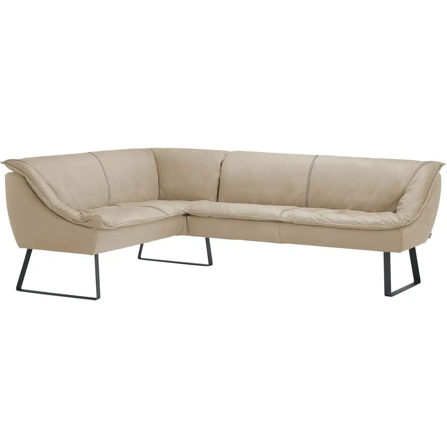 KOINOR Eckbank Leder Alino, beige