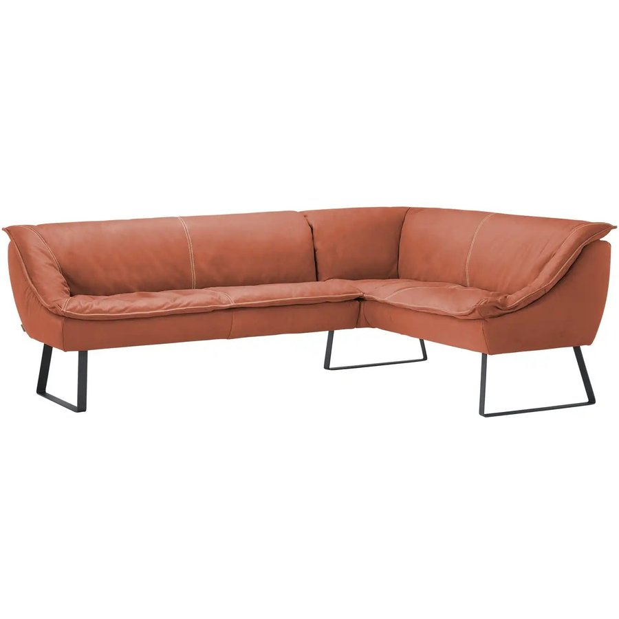 KOINOR Eckbank Leder Alino, rot