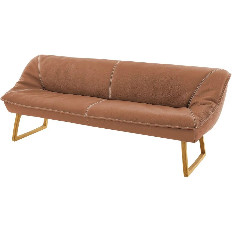 KOINOR Polsterbank Leder Alino, braun
