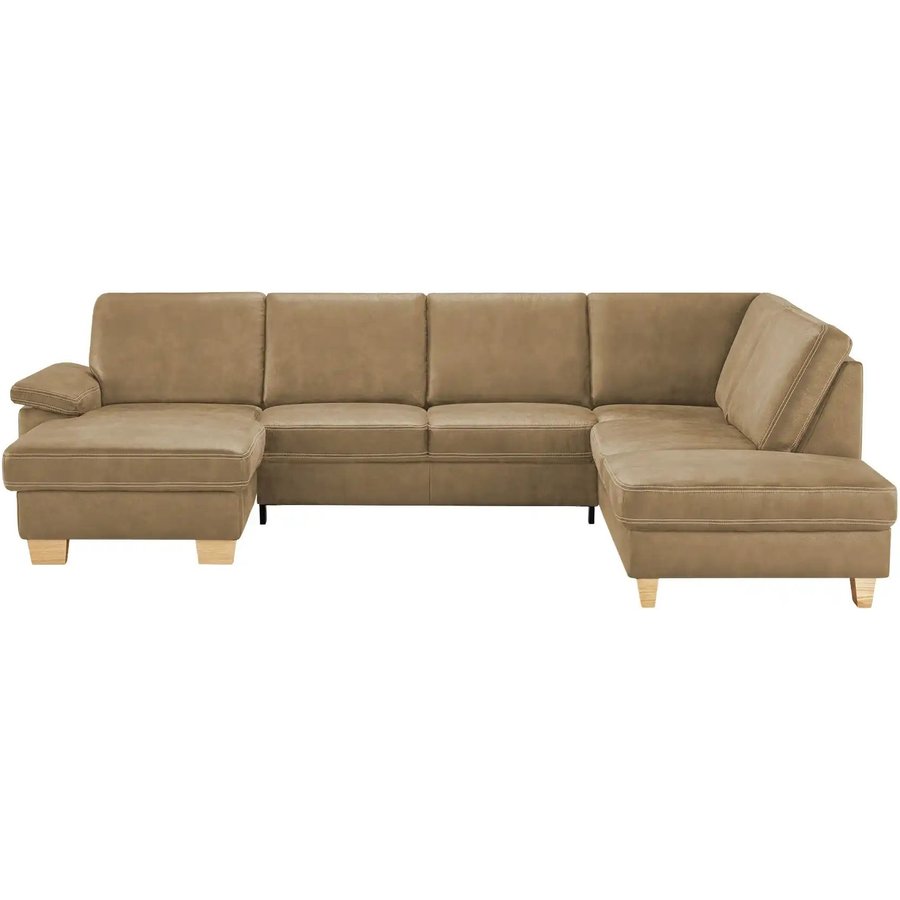 meinSofa Wohnlandschaft Kunstleder Samu, beige