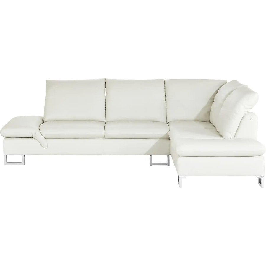W.SCHILLIG Ledersofa Saraa, creme