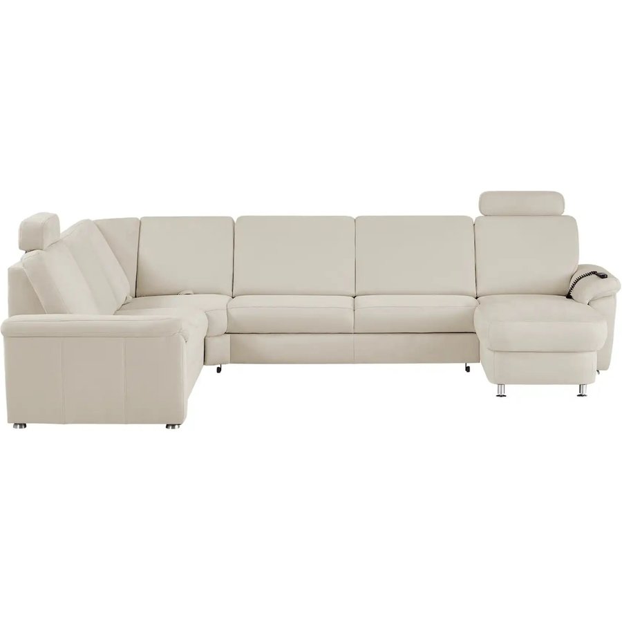 meinSofa Wohnlandschaft Mikrofaser Rita, creme