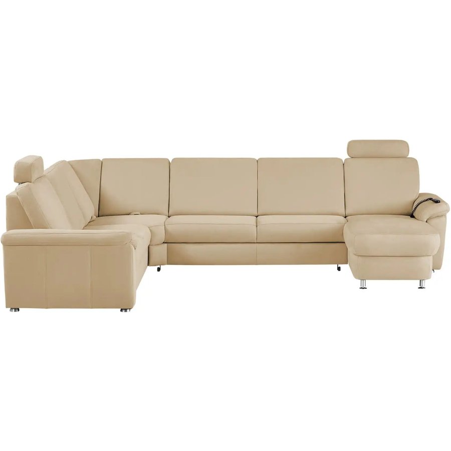 meinSofa Wohnlandschaft Mikrofaser Rita, beige