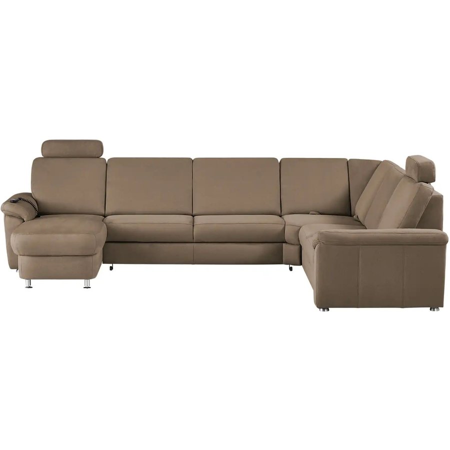 meinSofa Wohnlandschaft Mikrofaser Rita, braun