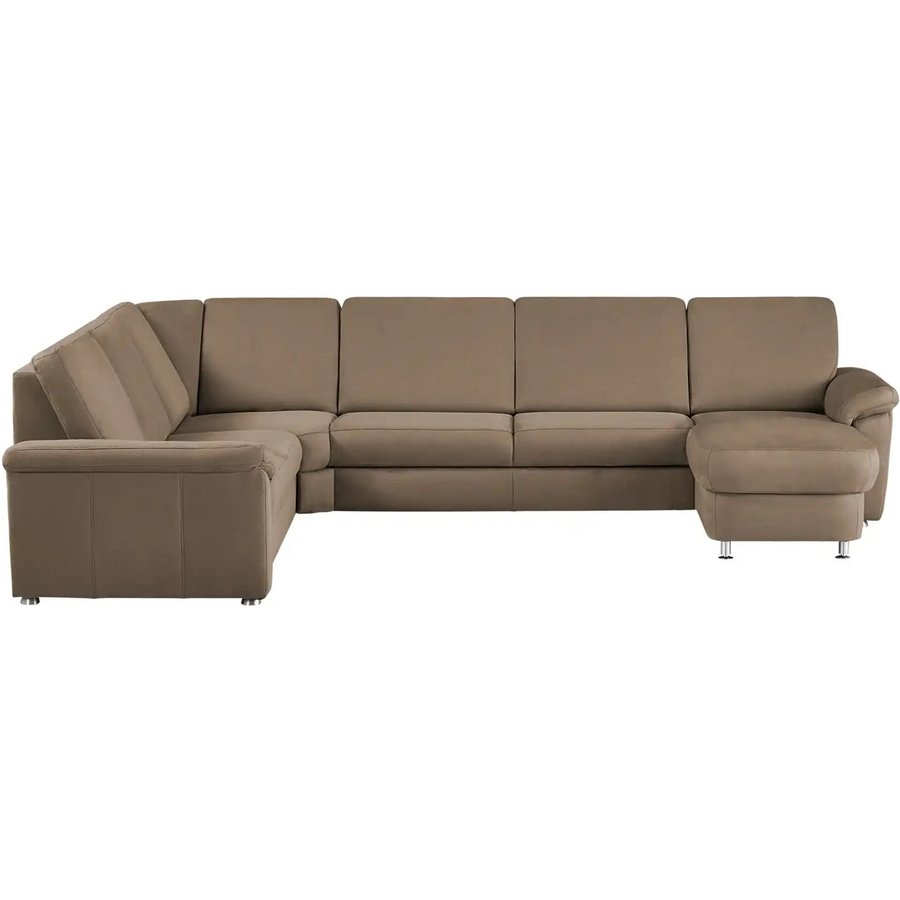 meinSofa Wohnlandschaft Mikrofaser Rita, braun