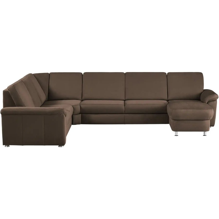 meinSofa Wohnlandschaft Mikrofaser Rita, braun