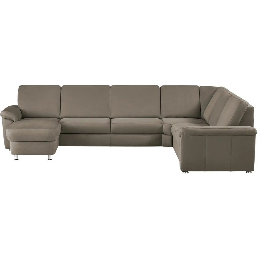 meinSofa Wohnlandschaft Mikrofaser Rita, grau