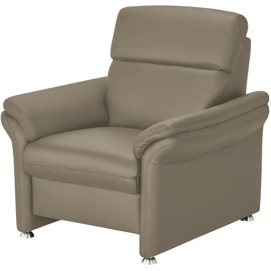 meinSofa Ledersessel Leder Manon, grau