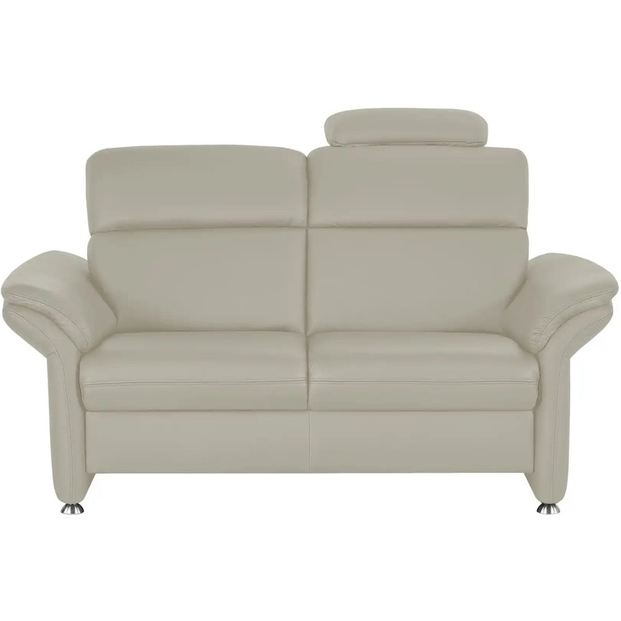 meinSofa Einzelsofa Leder Manon, grau