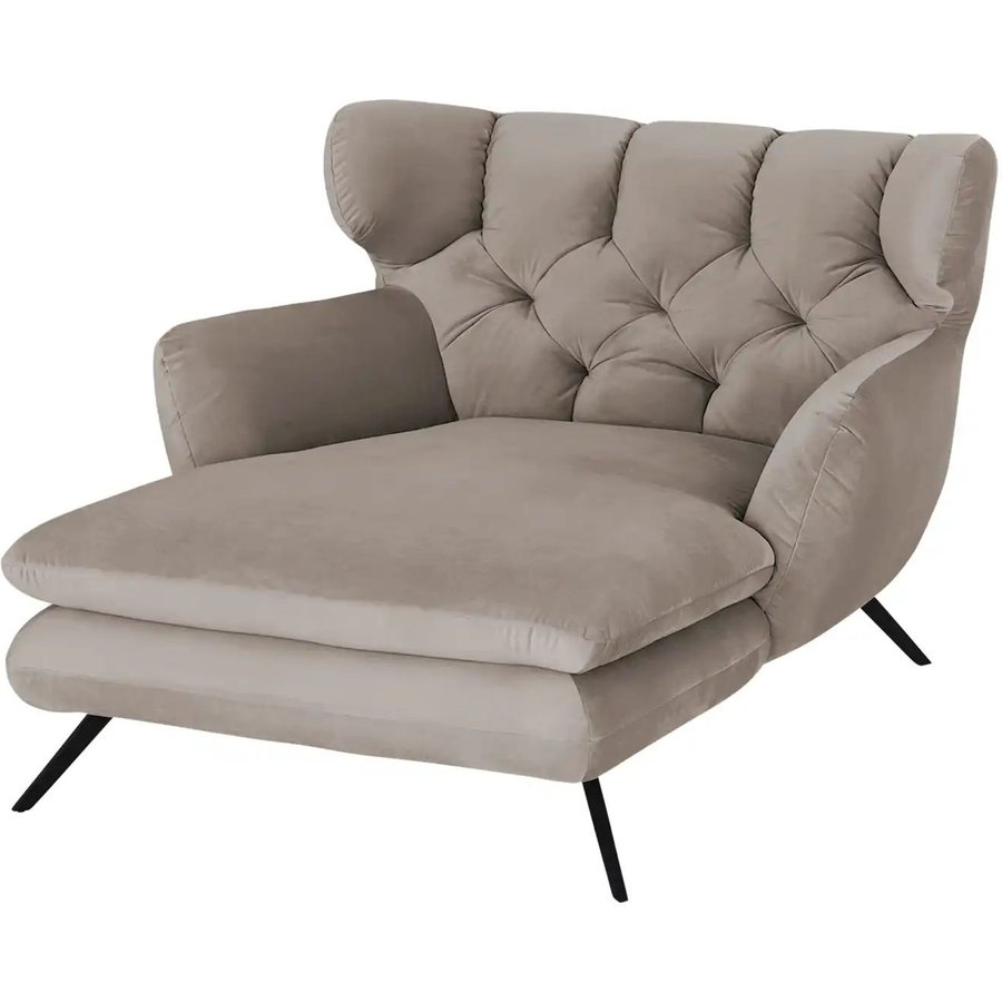 Jette Home Longseat-Sessel Samt Caldara, beige