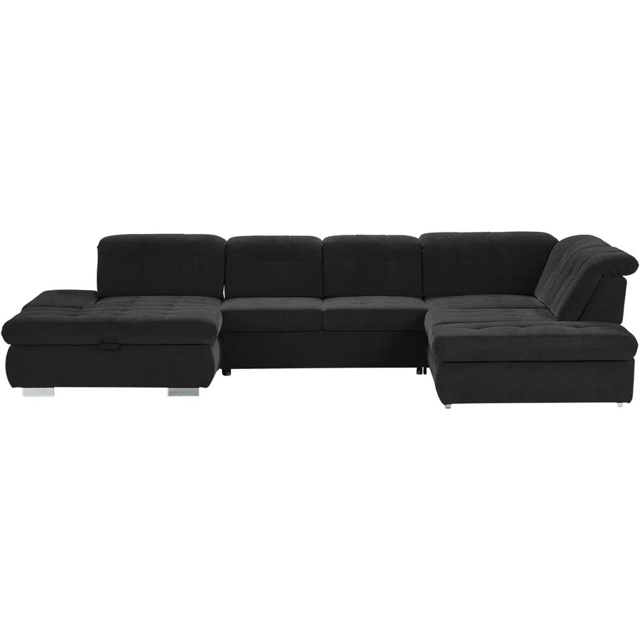 Lounge Collection Wohnlandschaft mit verschiedenen Funktionen Spencer, schwarz