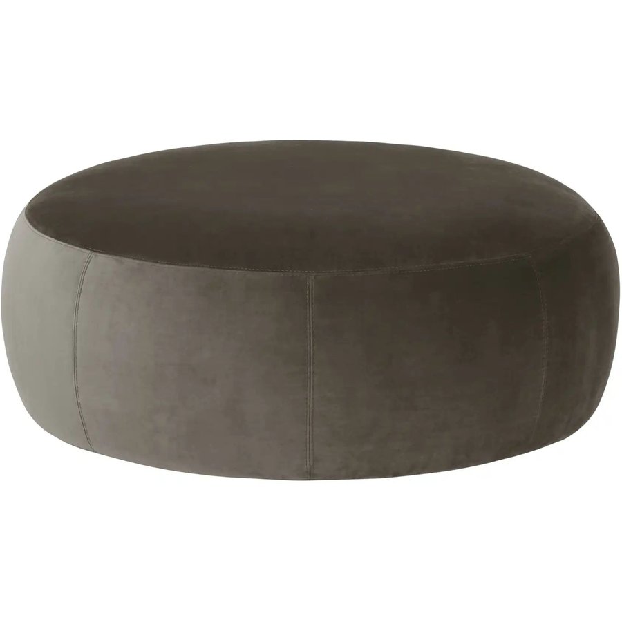 Samt Hocker Amadi, grau