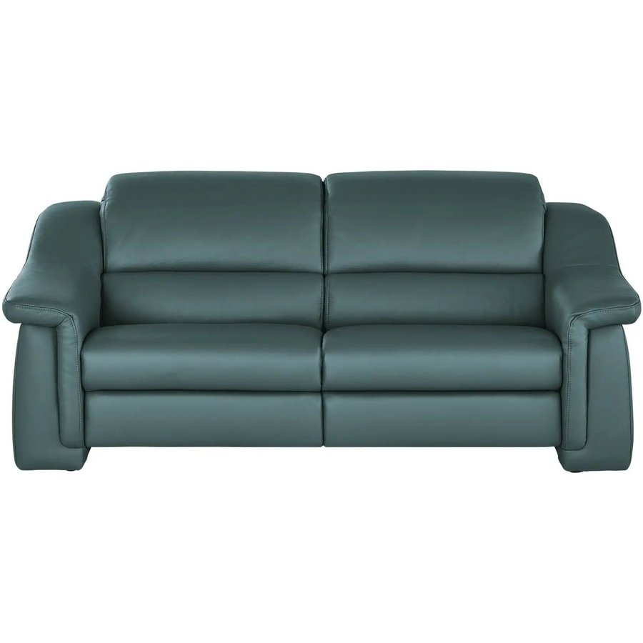 himolla Ledersofa 1501, türkis/petrol