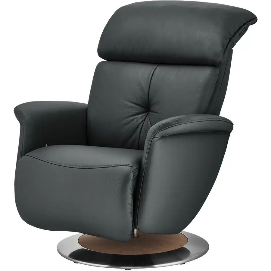 himolla Funktionssessel Leder 7708, schwarz