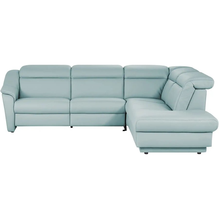 himolla Ecksofa Leder 9707, blau