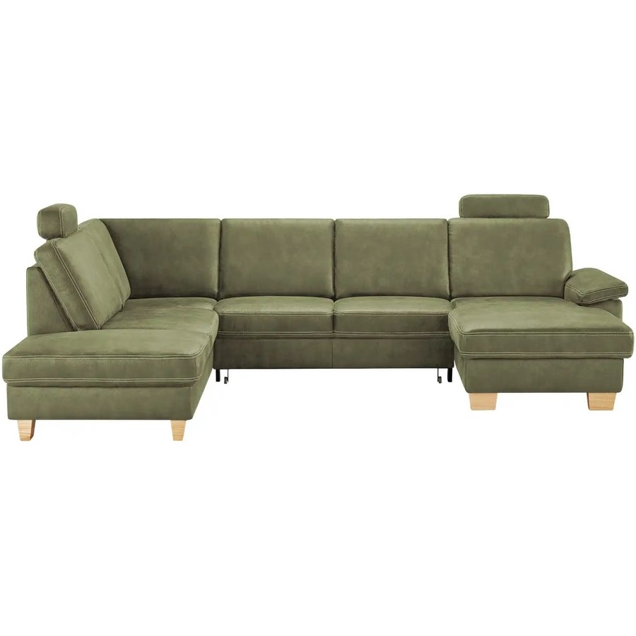 meinSofa Wohnlandschaft Kunstleder Samu, grün