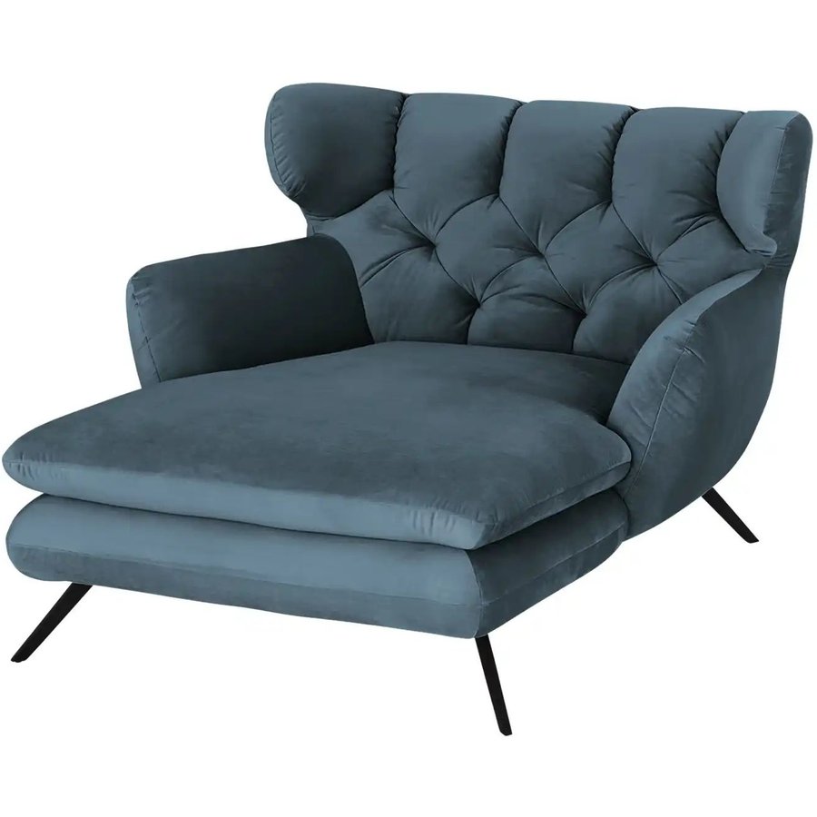 Jette Home Longseat-Sessel Samt Caldara, blau