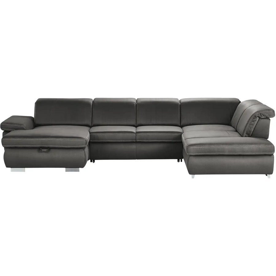 Lounge Collection Wohnlandschaft mit verschiedenen Funktionen Amanda, grau