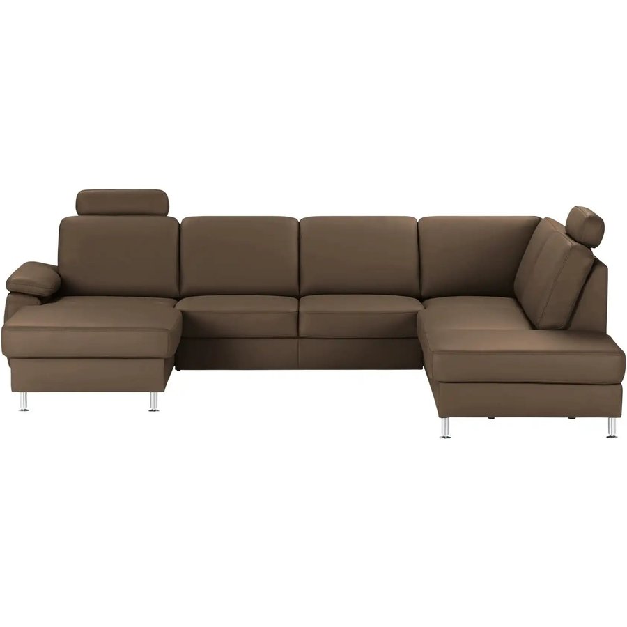 meinSofa Wohnlandschaft mit Sitz- und Rückenbezug aus Leder Kathi, braun