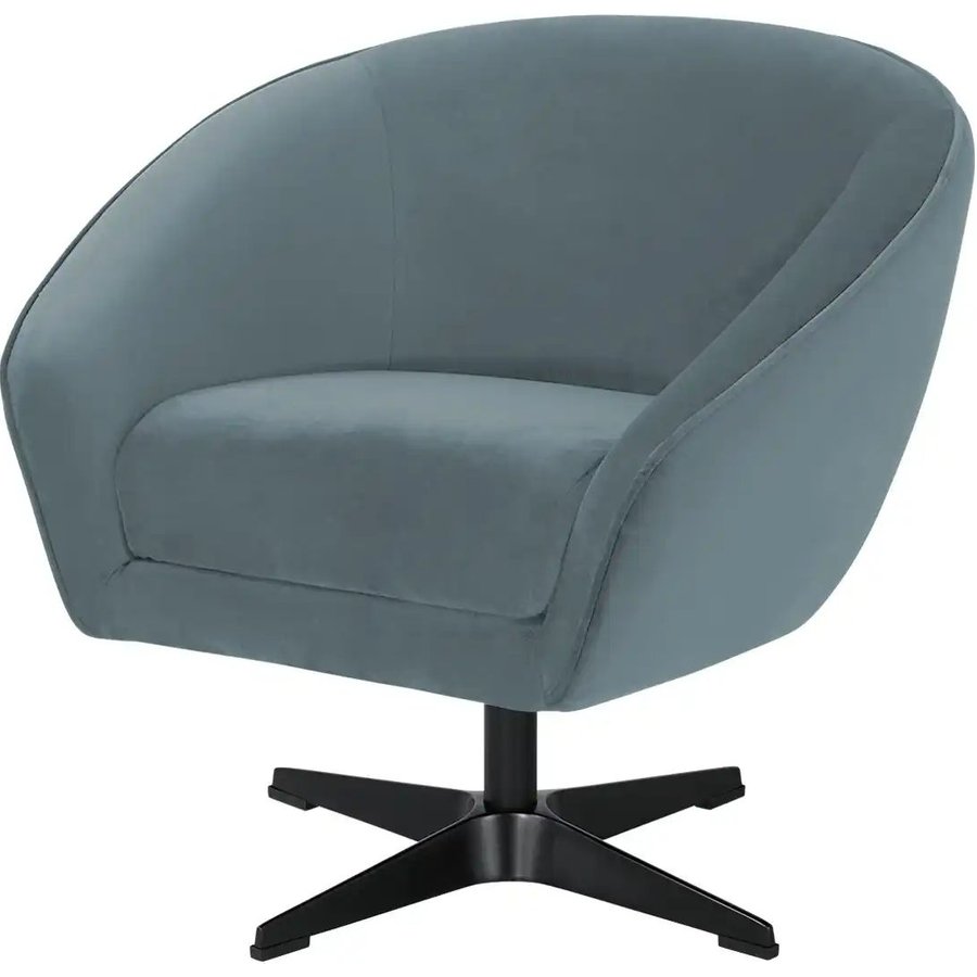 switch Drehsessel Roma Mikrofaser, blau