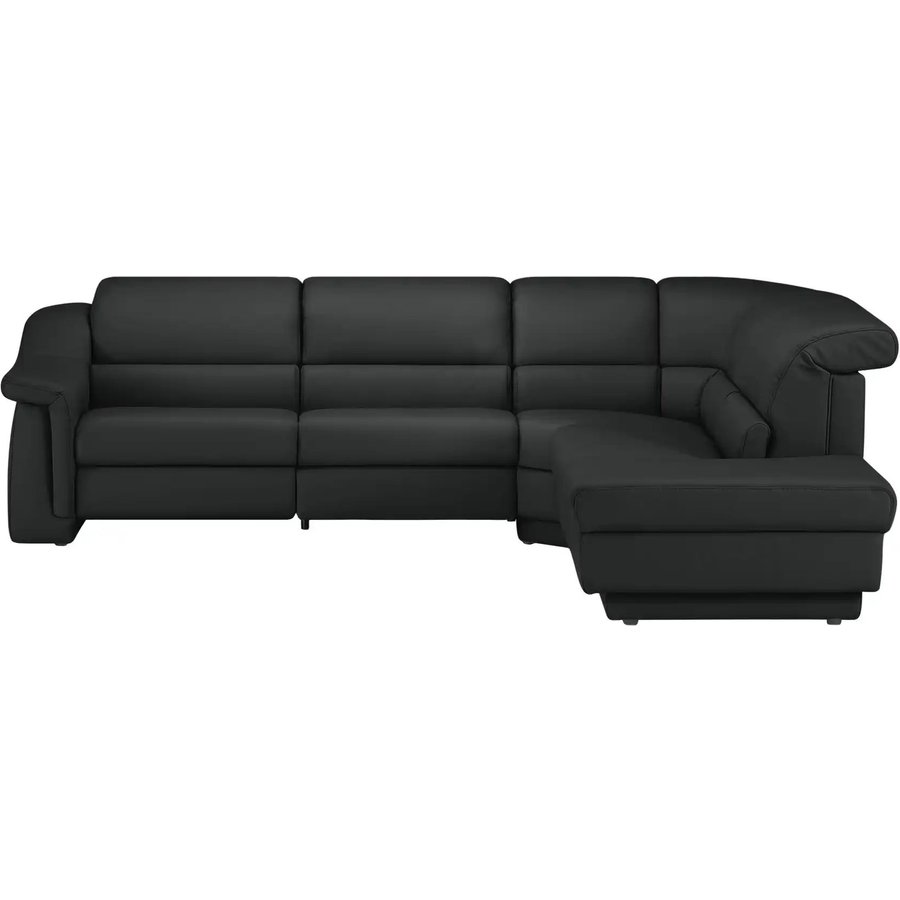 himolla Ecksofa 1301, schwarz