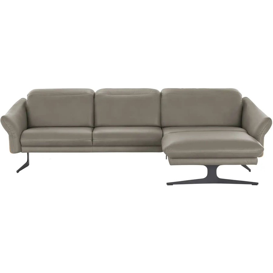 himolla Ecksofa Leder 1059, grau