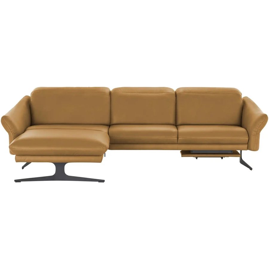 himolla Ecksofa Leder 1059, gelb