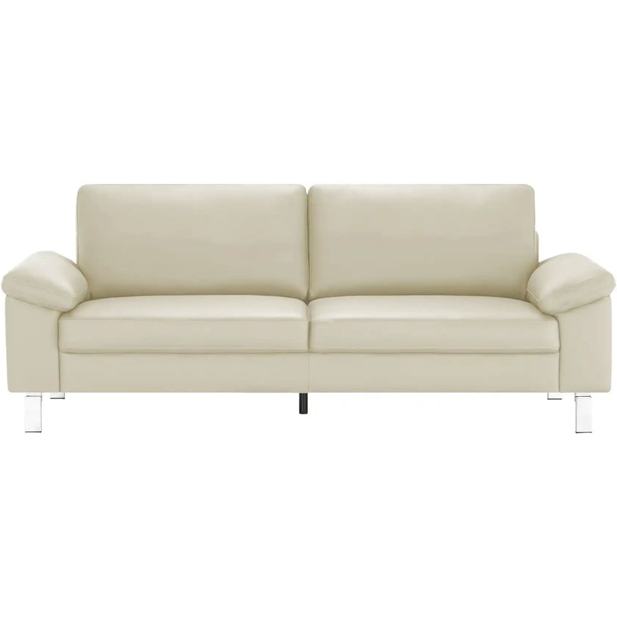 Einzelsofa aus Echtleder Bena, beige