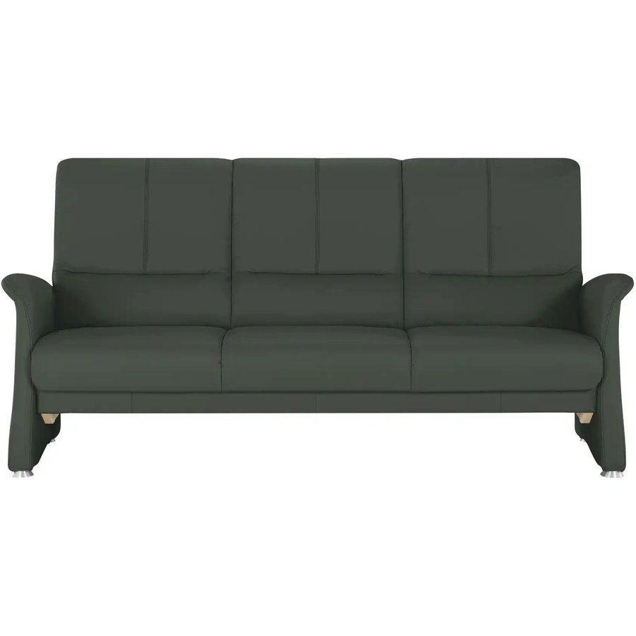 himolla Vorziehsofa aus Echtleder 6001, grün