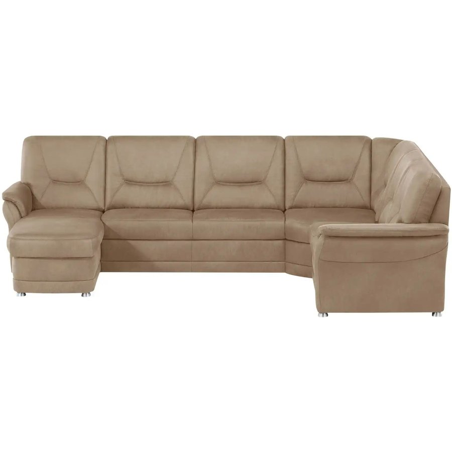meinSofa Wohnlandschaft aus Mikrofaser Edda, beige