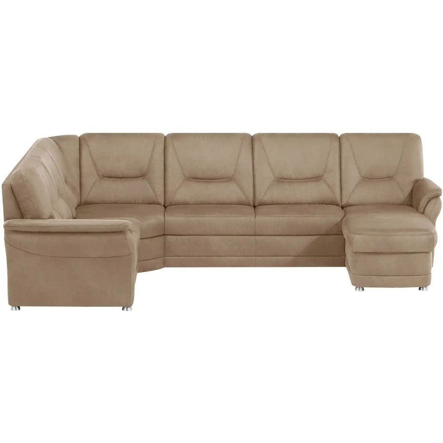 meinSofa Wohnlandschaft aus Mikrofaser Edda, beige
