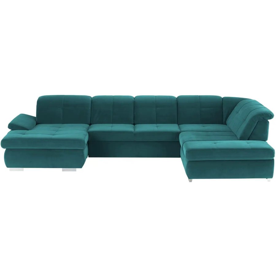 Lounge Collection Wohnlandschaft Mikrofaser Affair, türkis/petrol