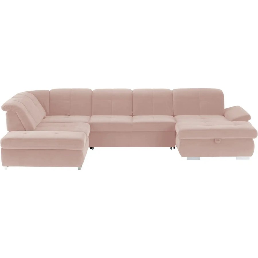 Lounge Collection Wohnlandschaft Mikrofaser Affair, rosa/pink