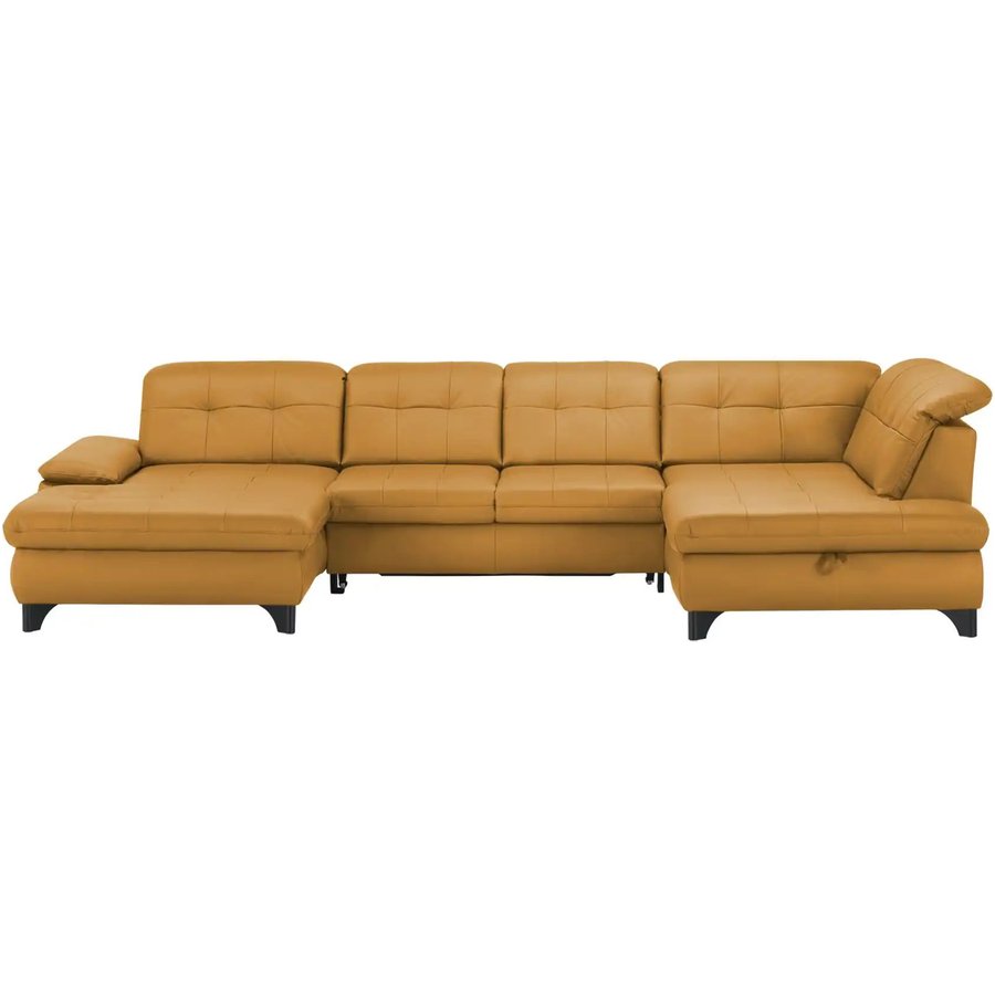 Lounge Collection Wohnlandschaft Leder Jona, gelb